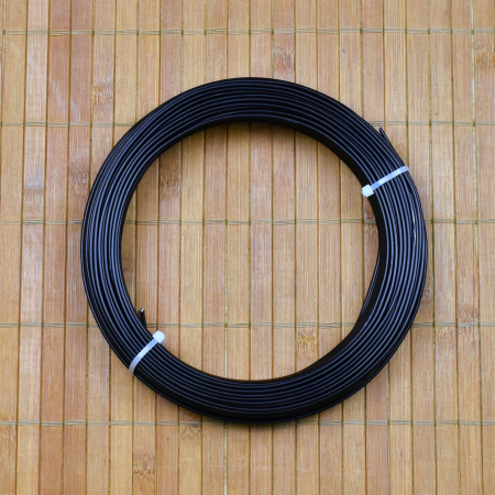 Bonsai Aludraht China eloxiert, Farbe dunkelbraun bis schwarz 2 mm 500g